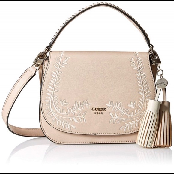 guess embroidered bag